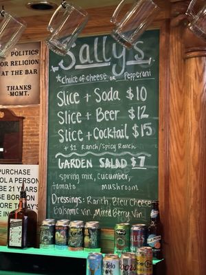 Menu photo 2 Dirty Sally’s Pizzeria Victor, CO