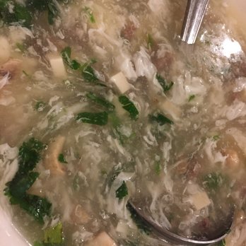 Hunan Chef - Westlake soup (beef & cilantro soup) - Chinese Near Me - Pleasanton, California