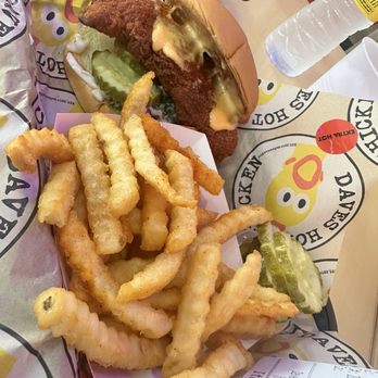 Dave's Hot Chicken - Extra hot Single Slider - Chicken Shop Near Me - Ontario, California Dave's Hot Chicken - Extra hot Single Slider - Chicken Shop Near Me - Ontario, California
