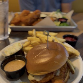 CORBETT'S - Baja Fish Y Chips & fried Rjs Crispy Chicken Sandwich - Pickleball Near Me - Tucson, Arizona CORBETT'S - Baja Fish Y Chips & fried Rjs Crispy Chicken Sandwich - Pickleball Near Me - Tucson, Arizona