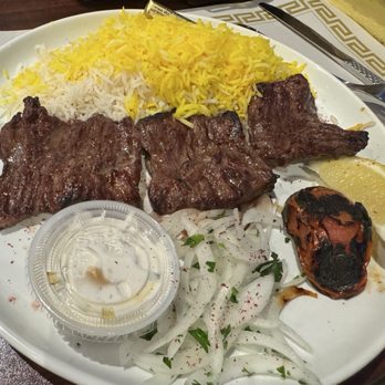Kabob Cafe - Beef Kabob Barg - Persian/Iranian Near Me - Sugar Land, Texas