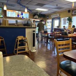 Small dinning room, but clean. Great fish & chips. Also freshly made to order sushi. Hidden gem in plain sight. Small dinning room, but clean. Great fish & chips. Also freshly made to order sushi. Hidden gem in plain sight.