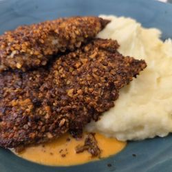 Roam & Range - Pecan encrusted chicken