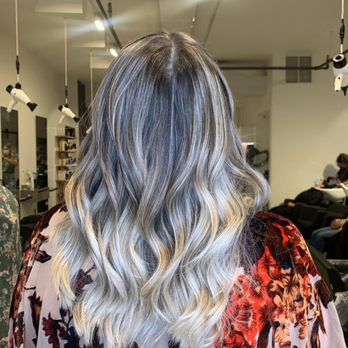 Salon Gatto - And look how shiny my hair is post bleach!!! She's so professional and gentle and always makes sure your hair isn't compromised - Hair Stylists Near Me - Hoboken, New Jersey
