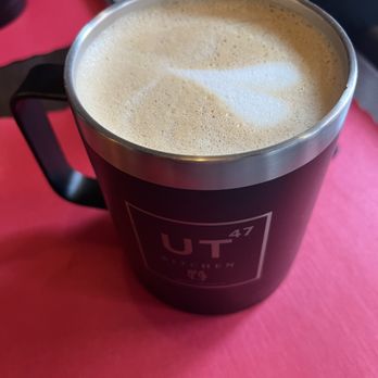 UT47 Kitchen & Bar - Oat milk Latte - Breakfast & Brunch Near Me - New York, New York