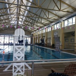 Salida Hot Springs Aquatic Center - This pool has a water slide, climbing wall, diving board.