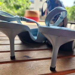 Anthony's Shoe Repair - Newly repaired heels on a favorite pair of low heels