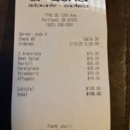 The tab