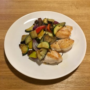Nutric - Kuřecí medailonky na bylinkách, restovaná zelenina - Bistros Near Me - Prague, Puerto Rico Nutric - Kuřecí medailonky na bylinkách, restovaná zelenina - Bistros Near Me - Prague, Puerto Rico