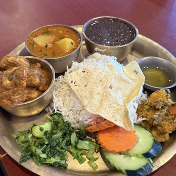 The Gurkha Kitchen - THAKALI THALI CHICKEN - Himalayan/Nepalese Near Me - Sunnyvale, California