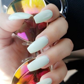Lush Spa Nails - Tiffany blue! - Nail Salons Near Me - Chino Hills, California