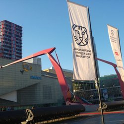 International Film Festival Rotterdam - The iffr banner can be seen all over town