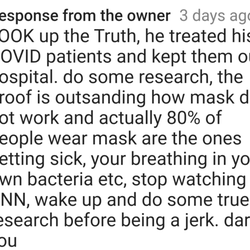 Latulippe Steven A MD - This is their reply to my original review on another platform. Yikes. CNN?! Okay.