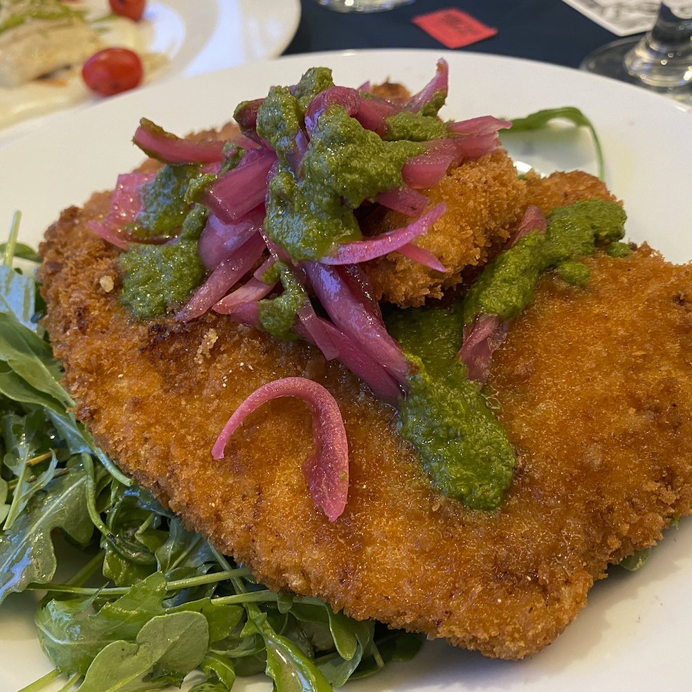 Sundays On The Bay - Swordfish Schnitzel - Seafood Near Me - Hampton Bays, New York Sundays On The Bay - Swordfish Schnitzel - Seafood Near Me - Hampton Bays, New York