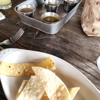 BOCA by Chef Maria Mazon - Chips and 5 different house salsas that they bring to your table. I was told that these change daily. - Mexican Near Me - Tucson, Arizona BOCA by Chef Maria Mazon - Chips and 5 different house salsas that they bring to your table. I was told that these change daily. - Mexican Near Me - Tucson, Arizona