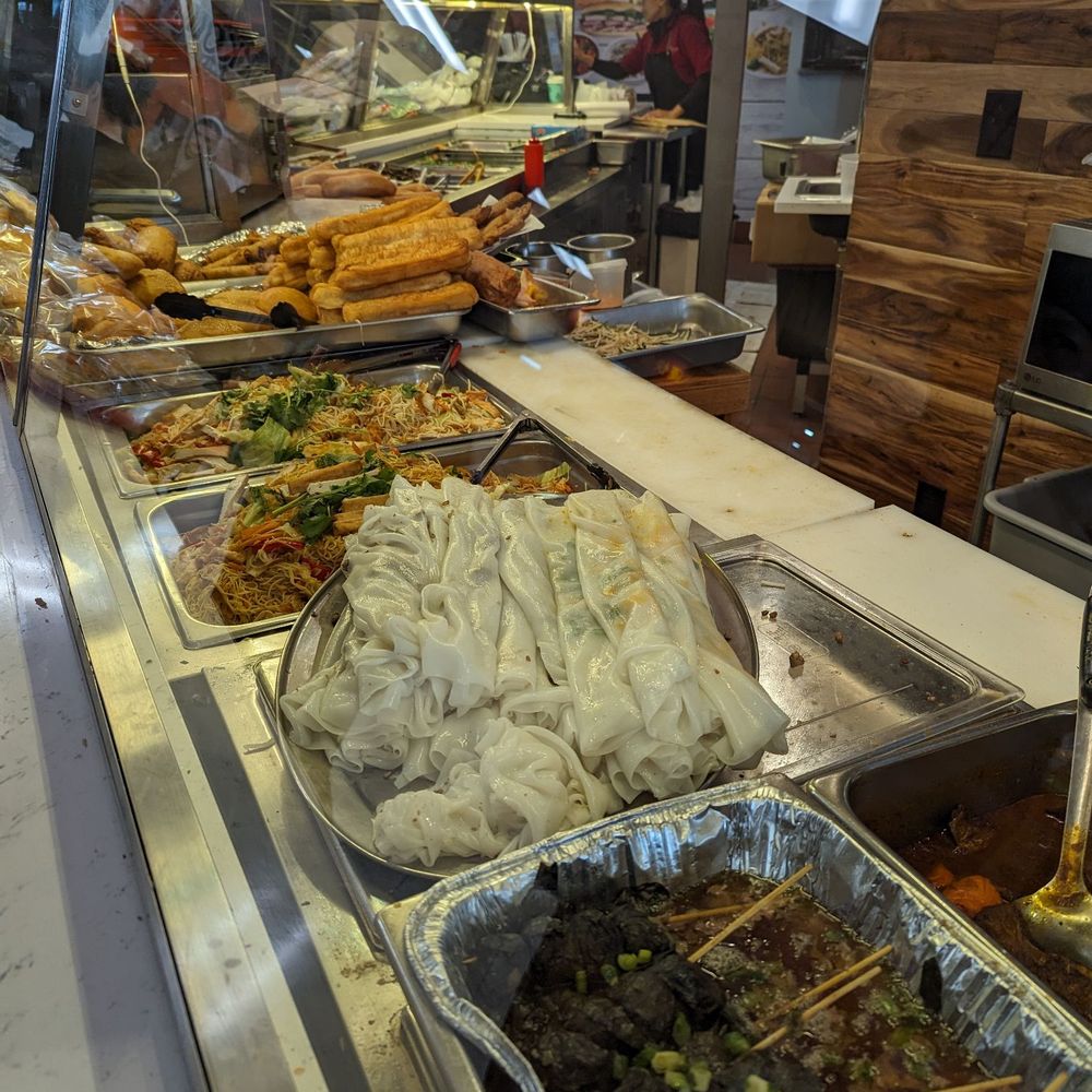 Banh Mi Ba Le - a buffet with many different foods - Vietnamese Near Me - Malden, Massachusetts
