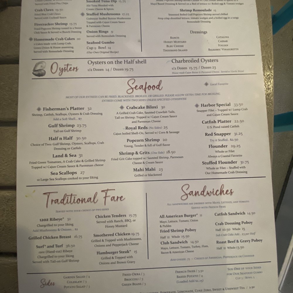 McElroy's Harbor House - Menu - Seafood Near Me - Biloxi, Mississippi McElroy's Harbor House - Menu - Seafood Near Me - Biloxi, Mississippi