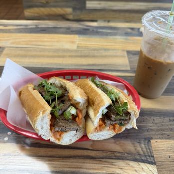 Pho in the Box - Barbecue pork Banh Min and Vietnamese coffee. Yummy :))) - Vietnamese Near Me - Keller, Texas Pho in the Box - Barbecue pork Banh Min and Vietnamese coffee. Yummy :))) - Vietnamese Near Me - Keller, Texas