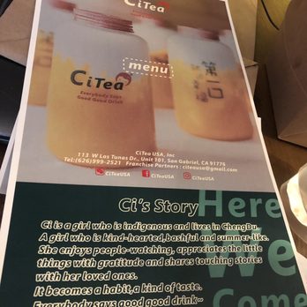 Pawfect Drinks - Menu -Ci's Story 西小妹的故事 - Bubble Tea Near Me - San Gabriel, California