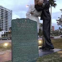 Plaque and statue Plaque and statue