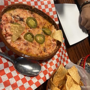 Origen Mexican Cuisine - Queso Fundido/Molted Cheese & Chips - New Mexican Cuisine Near Me - San Dimas, California Origen Mexican Cuisine - Queso Fundido/Molted Cheese & Chips - New Mexican Cuisine Near Me - San Dimas, California