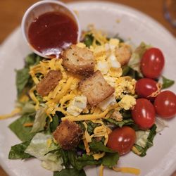 Texas Roadhouse - House salad - so refreshing.