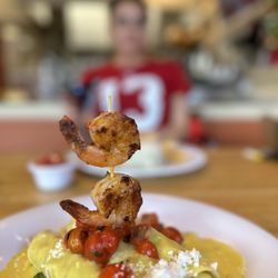 Wild One - Shrimp and chicken enchiladas
