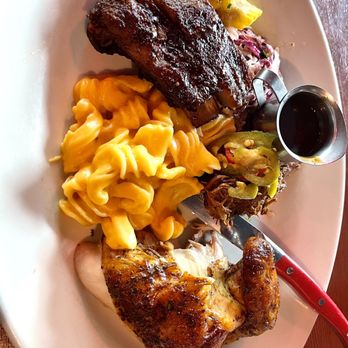 Sharps Roasthouse - Half of the Bbq Combo -we split it - American Near Me - SeaTac, Washington