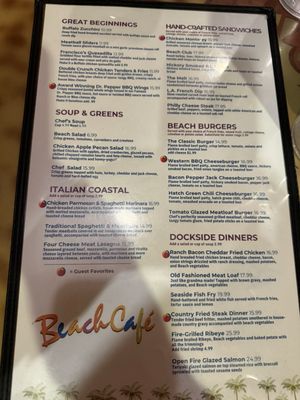 Menu photo 2 Beach Cafe Laughlin, NV