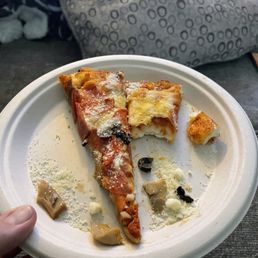 Pizza that I was hungry for but completely sucked Pizza that I was hungry for but completely sucked