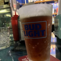 Frozen beer glass Frozen beer glass