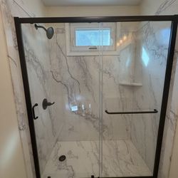 Elegance In Drywall - Tub to shower transformation