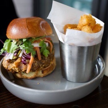 Saigon Social - Spicy Chicken Sandwich - Vietnamese Near Me - New York, New York Saigon Social - Spicy Chicken Sandwich - Vietnamese Near Me - New York, New York
