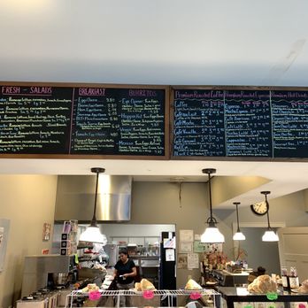 Elm St Java - Picture of salad, breakfast, and partial coffee menu - Coffee & Tea Near Me - Pittsfield, Massachusetts