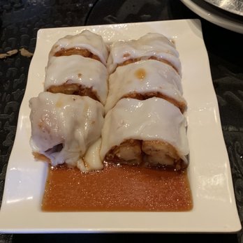 Dragon Beaux - Crispy shrimp paste donut rice crepe roll - Dim Sum Near Me - San Francisco, California