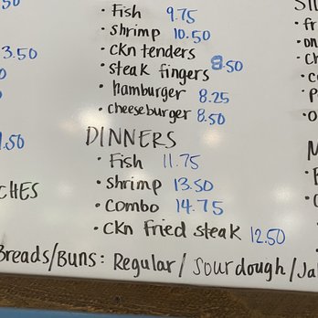 Good Times Marina - Menu picture 1/5, 7-15-2020 - Marinas Near Me - Houston, Texas