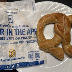 Auntie Anne's - Yummy pretzels are big enough to share.