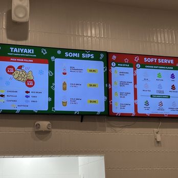 Somisomi - Menu - whole thing - Ice Cream & Frozen Yogurt Near Me - San Mateo, California