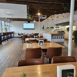Inside view towards buffet