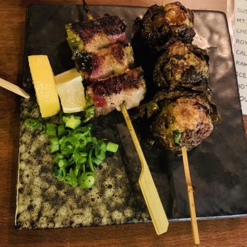 Susuru - Yasai Brussels sprouts and bacon wrapped asparagus kushiyaki - Izakaya Near Me - Orlando, Florida Susuru - Yasai Brussels sprouts and bacon wrapped asparagus kushiyaki - Izakaya Near Me - Orlando, Florida