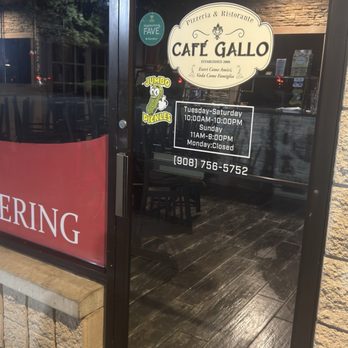Cafe Gallo - Italian Near Me - Edison, New Jersey