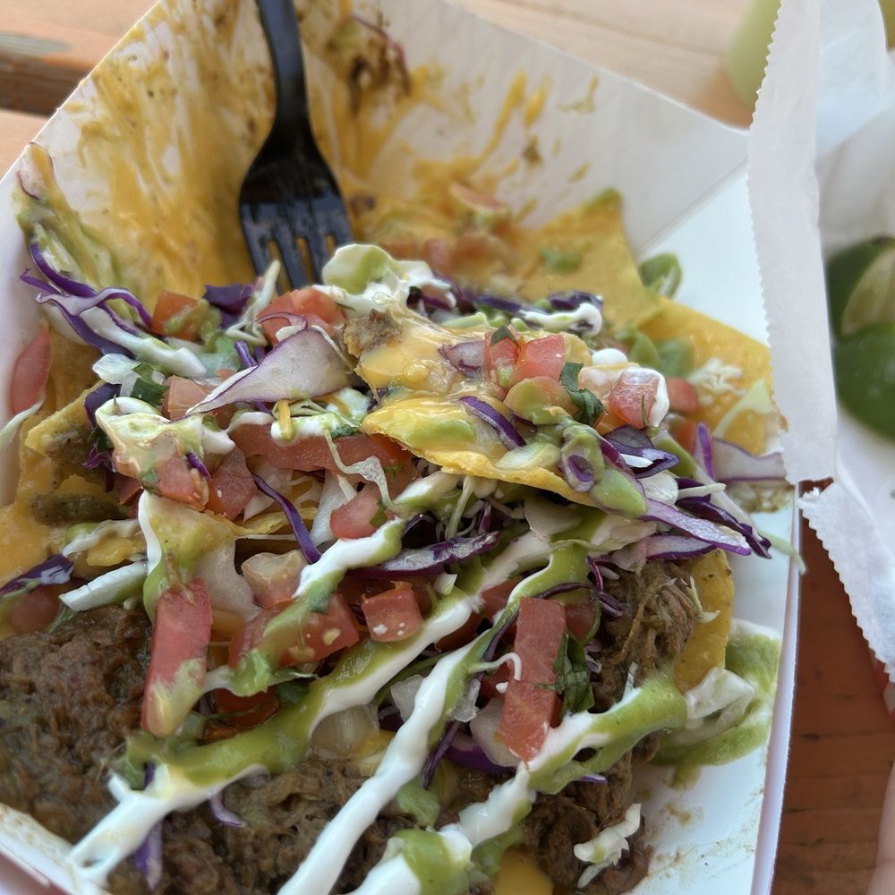 Shredded beef nachos Shredded beef nachos