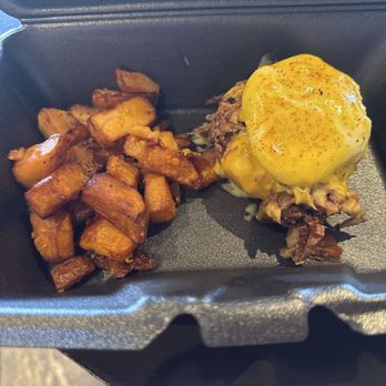 Brunch Snob - The other half of my brisket Benedict that I'll be eating in the morning - Breakfast & Brunch Near Me - Phoenix, Arizona
