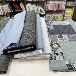 Jackman's Fabrics - Quilt with material to finish the trims amd backing.