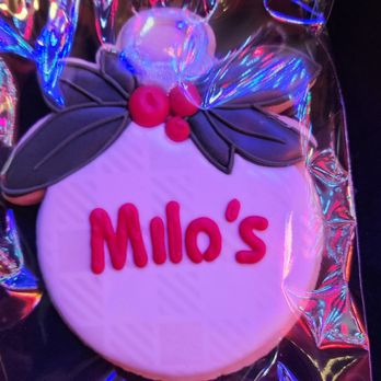 Milo's Place - a close up of a decorated cookie - Bars Near Me - Whittier, California