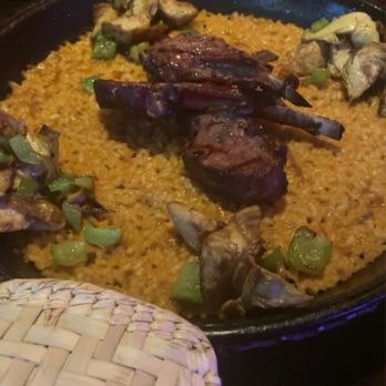 MAD - Rosemary de Safron with lamb - Spanish Near Me - Houston, Texas MAD - Rosemary de Safron with lamb - Spanish Near Me - Houston, Texas