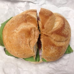 Ham, cheese, lettuce, tomatoes & mayo roll.