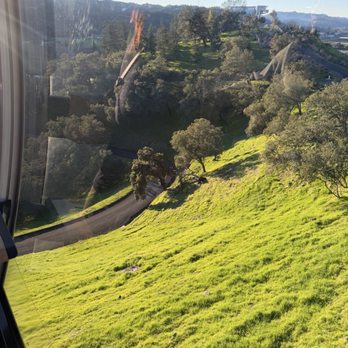 Sterling Vineyards - View from the gondola going down - Wineries Near Me - Calistoga, California