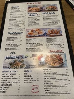 Menu photo 1 Rockfish Seafood & Grill Fort Worth, TX Menu photo 1 Rockfish Seafood & Grill Fort Worth, TX