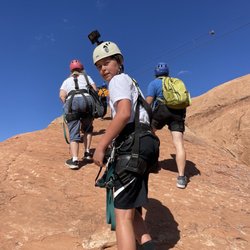 Raven's Rim Adventure Tours - My 13yo!